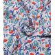 Coupon viscose - Jungle de fleurs red