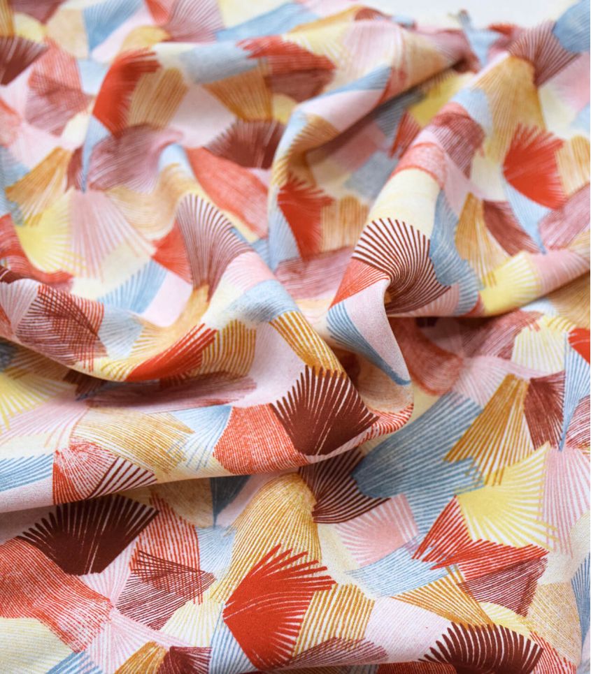 Coupon viscose - Kaléidoscope - Spritz