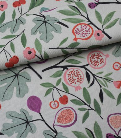 Tissu Canvas - Figs & Cherries Tissu Canvas - Figs & Cherries