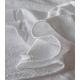 Tissu jersey bordé - Médaillon white