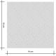Tissu jersey bordé - Médaillon white