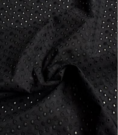 Broderie anglaise Constellation - Noir Broderie anglaise Constellation - Noir