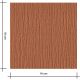 Double gaze coton lin- Crinkle Gold Brown