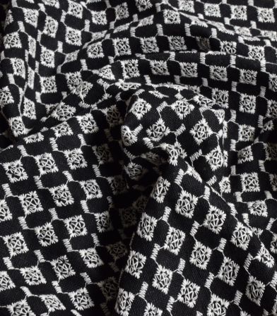 Tissu Lin viscose Estelle - Black Tissu Lin viscose Estelle - Black