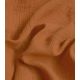 Double gaze coton lin - Crinkle Brown Gold 