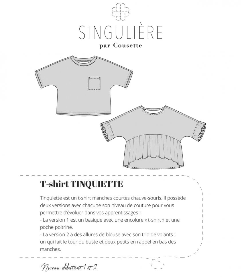 T-shirt Tinquiette PDF