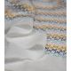 Tissu voile de coton brodé - Wavy multico