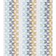 Tissu voile de coton brodé - Wavy multico