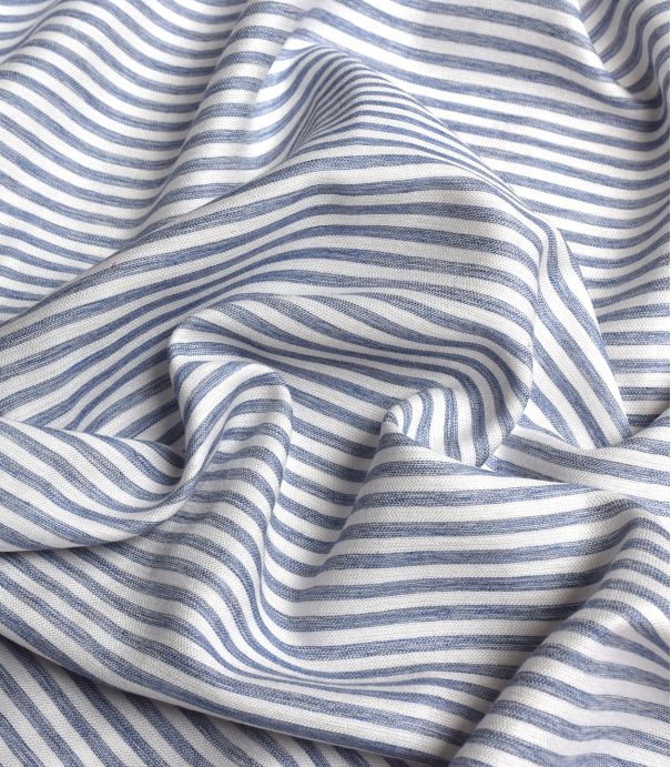 Tissu viscose coton - Marinière ciel Tissu viscose coton - Marinière ciel
