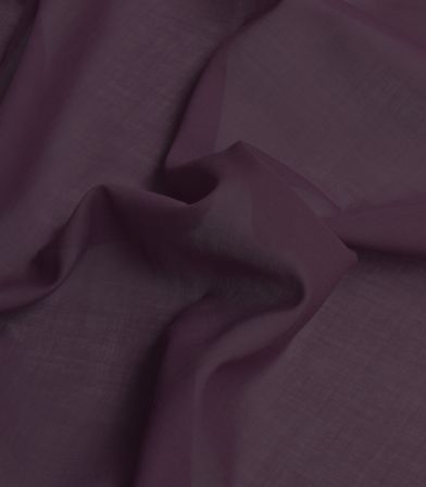 Voile de coton - Plum