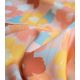 Tissu viscose - Flowers lurex nude