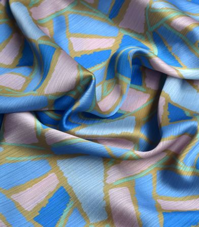 Tissu polyester - Crinkle sweet shape Tissu polyester - Crinkle sweet shape