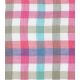 Double gaze carreaux- Checks Multi pink