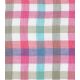 Double gaze carreaux- Checks Multi pink