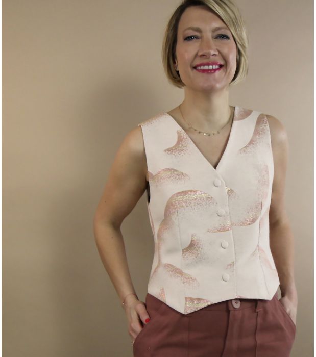 Gilet Billy - République du Chiffon - Les Nonottes Gilet Billy - République du Chiffon - Les Nonottes