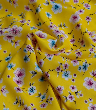Tissu viscose - Japan flowers