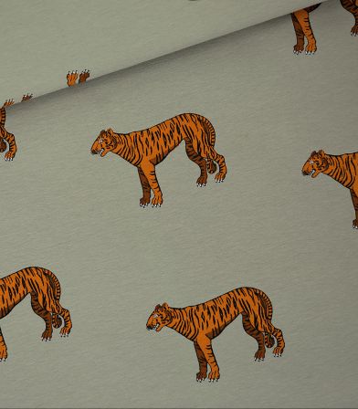 Tissu French terry - Tigers Tissu French terry - Tigers