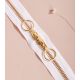 Zip double curseur Gold - Off White