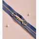 Zip double curseur Gold - Cobalt