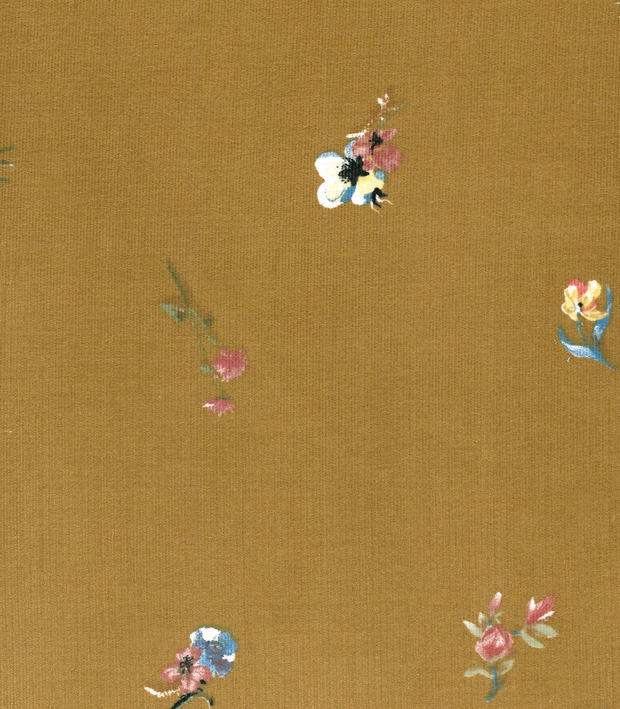 Panel Jersey Tissu Fille Fleurs Enfants Tissu