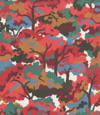 Tissu Liberty Woodland Canopy - Tangerine Tissu Liberty Woodland Canopy - Tangerine