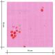 Tissu japonais Nani Iro- Pocho pink