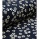 Tissu japonais - Sakura hana - Rustique indigo