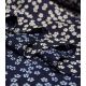 Tissu japonais - Sakura hana - Rustique indigo