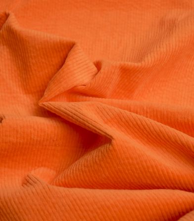 Tissu en velours côtelé élasthanne - Clementine Tissu en velours côtelé élasthanne - Clementine