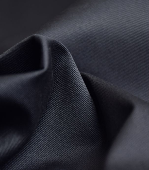 Tissu gabardine souple stretch - Navy