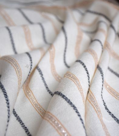 Tissu coton - Desert shiny stripes