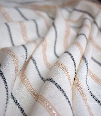 Tissu coton - Desert shiny stripes Tissu coton - Desert shiny stripes