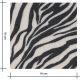 Tissu Jersey Soft gray - Zebra