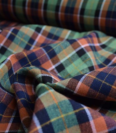 Tissu flanelle carreaux Jack - Green Tissu flanelle carreaux Jack - Green