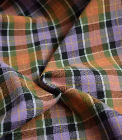 Tissu flanelle carreaux Jack - Purple Tissu flanelle carreaux Jack - Purple