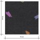 Tissu jersey imprimé Sketchy shiny - Gris chiné