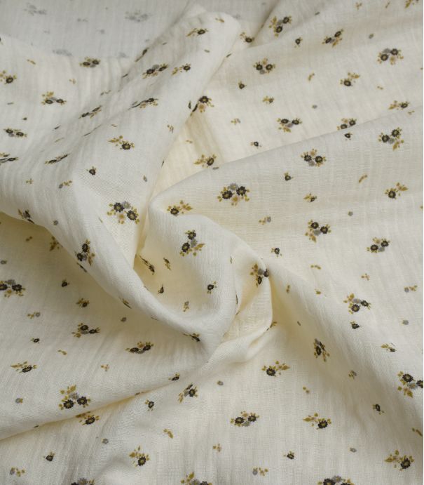 Double gaze Flower tuft - Olive Double gaze Flower tuft - Olive