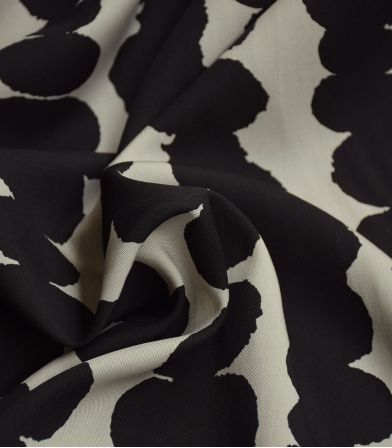 Tissu twill viscose - Blurry black sand Tissu twill viscose - Blurry black sand