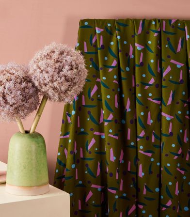Tissu Java - Ivy Green Tissu Java - Ivy Green