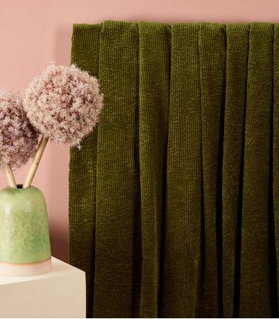 Tissu velours Bubble Ivy Green