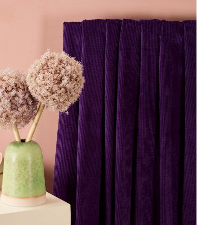 Tissu velours Bubble Majestic Purple Tissu velours Bubble Majestic Purple