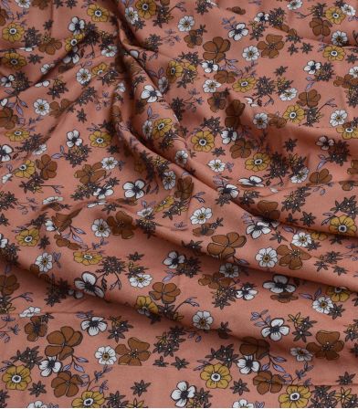 Tissu viscose Imae - Floride toffee