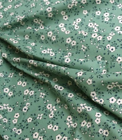Tissu coton Obia Ortie - marine Tissu coton Obia Ortie - marine