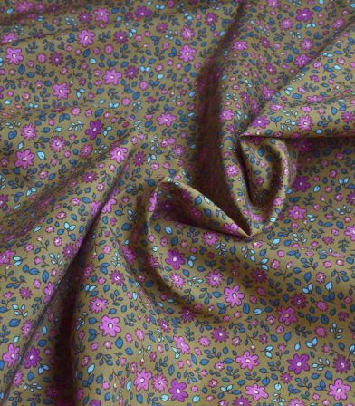Tissu coton Havane - Rose Tissu coton Havane - Rose