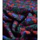 Tissu viscose - Jungle de fleurs Dark