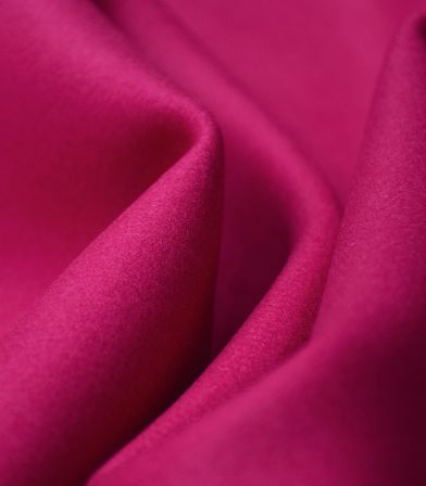 Tissu drap de laine - Fushia