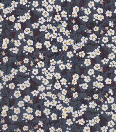 Tissu Liberty Mitsi - Poivre gris Tissu Liberty Mitsi - Poivre gris