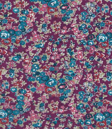 Tissu Liberty Tatum - Bordeaux Tissu Liberty Tatum - Bordeaux