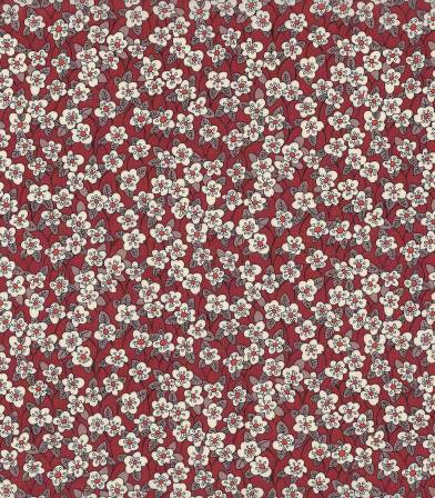 Tissu Liberty Ffion brique Tissu Liberty Ffion brique
