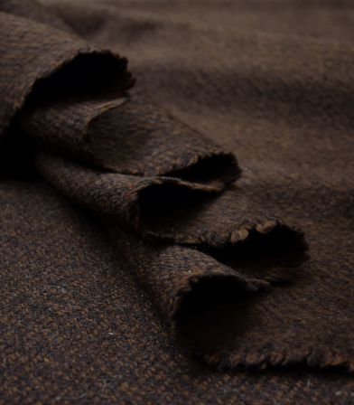 Tissu laine - Shaggy brown